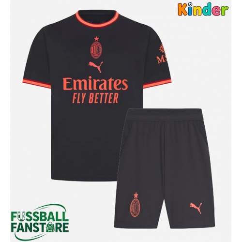 AC Milan Adrien Rabiot #12 Replik 3rd trikot Kinder 2026-27 Kurzarm (+ Kurze Hosen)